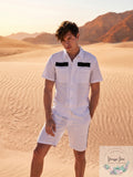 Calvin Klein Mens Flat-Front 10 In Shorts, Size 32W by Vanessa Jane