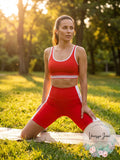Solid and Striped 289956 Womens Pocket Bike Shorts by Vanessa Jane