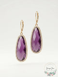 Lonna & Lilly Large Stone Drop Earrings by Vanessa Jane