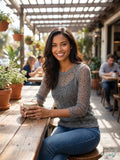 I.n.c. Women's Petite Sequin Knit Top, Size PL by Vanessa Jane