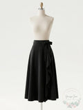 Calvin Klein Ruffled Faux-Wrap Skirt by Vanessa Jane