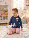 Kids Headquarters Toddler Girls Tie-Front Top and Striped Leggings Set, 2T by Vanessa Jane