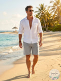 Weatherproof Mens Knit High Rise Shorts, Light Grey, Size Small by Vanessa Jane