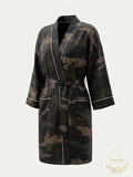 Generation Love Lesley Camo Robe, Size Small by Vanessa Jane