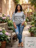 BCX Junior's Fuzzy Top Gray Size X-Small by Vanessa Jane