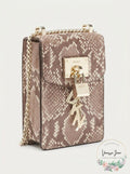 Dkny Elissa Chain Strap Snake Crossbody by Vanessa Jane