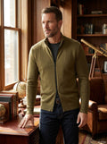 International Concepts Mens Zip-Front Cardigan by Vanessa Jane