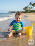 First Impressions Baby Boys Rash Guard and Swim Trunks by Vanessa Jane