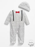 First Impressions Baby Boys Girls 2-Pc. Hat and Footed Coverall Set by Vanessa Jane
