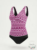 Swim Solutions Spring Play One-Piece Swimsuit , Size 10 by Vanessa Jane
