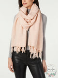 Cejon Solid Travel Fringed Scarf by Vanessa Jane
