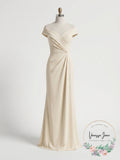 Lauren Ralph Lauren Jersey Off-the-Shoulder Gown, Size 2 by Vanessa Jane