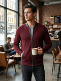 International Concepts Mens Zip-Front Cardigan by Vanessa Jane