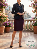 T Tahari Womens Knee Length Work Wear Straight Skirt, Size 2 by Vanessa Jane