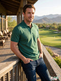Club Room Mens Classic Fit Performance Pique Polo by Vanessa Jane