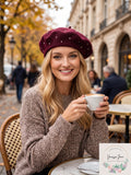 Inc Jewel-Embellished Beret by Vanessa Jane