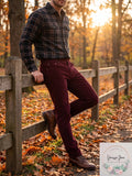 Club Room Mens Stretch Corduroy Pants by Vanessa Jane