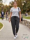 Ideology Womens Plus Velvet Sides Athletic Jogger Sweatpants by Vanessa Jane