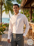 Bar III Mens Slim-Fit Stretch Flamingo Knit Dress Shirt, Size XL by Vanessa Jane