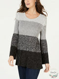 Style & Co Women's Striped Bell-Sleeve Tunic, XXL by Vanessa Jane