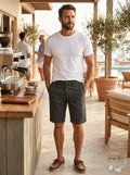 INC International Concepts Mens Flat-Front Stretch Shorts by Vanessa Jane