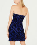Teeze Me Womens Printed Mini Cocktail Dress,Size 9 by Vanessa Jane
