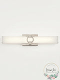Kichler Bordeaux Linear Bath 22 LED Polished Nickel by Vanessa Jane