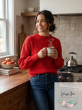 I.N.C. Volume-Sleeve Ribbed Sweater by Vanessa Jane
