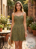Calvin Klein Jeans Womens Micro Leopard Line Mini Dress by Vanessa Jane