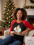 Love Tribe Juniors Elf Graphic-Print 3/4-Sleeve T-Shirt by Vanessa Jane