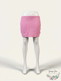 Lulus Made for Sun Pink Swim Cover-Up Skirt, Size Large by Vanessa Jane
