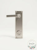 Emtek Double Keyed Passage Milano Leverset with Quincy Mortise by Vanessa Jane
