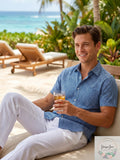 Tasso Elba Men's Short Sleeve Shirt by Vanessa Jane