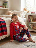 Tommy Hilfiger Girls 2-Pc. Plaid Pajama Set by Vanessa Jane