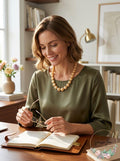 LAUREN Ralph Lauren 16 Stone Collar Choker (Gold) Necklace by Vanessa Jane