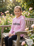 Adidas Big Girls Event Cotton Fleece Hoodie by Vanessa Jane
