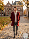 Calvin Klein Mens Prosper X-Fit Slim Fit Overcoat by Vanessa Jane