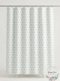 Saturday Knight Neutral Nuances Colorful Dots Shower Curtain, One Size, Blue by Vanessa Jane