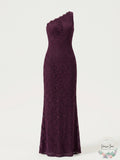 Adrianna Papell Womens Asymmetrical Neckline Formal Dress by Vanessa Jane