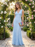 Morgan & Company Juniors Open-Back Glitter-Lace Gown by Vanessa Jane