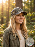 August Hat Company Camo-Print Baseball Cap by Vanessa Jane