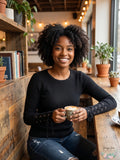 Hooked up by Iot Juniors Lace-up Rib-Knit Sweater, Size XS by Vanessa Jane