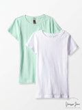 Clementine Girls Everyday Crew Neck T-Shirt 2 Pack by Vanessa Jane