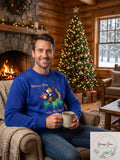 Alex Stevens Mens Play with My Nuts Ugly Christmas Sweater by Vanessa Jane