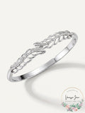 Charter Club Silver-Tone Pave Leaf Hinge Bracelet by Vanessa Jane