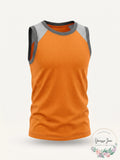 French Toast Boys’ Muscle Tee, Colorblocked Autumn Glory, 12Months by Vanessa Jane