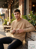 And Now This Men’s Raglan Sweatshirt by Vanessa Jane