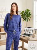 Jenni on Repeat Super Soft Crew Sleep Top by Vanessa Jane