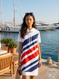 Lauren Ralph Lauren Flags and Stripes French Terry Dress, Size Medium by Vanessa Jane