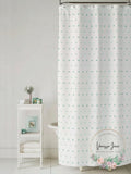 Saturday Knight Neutral Nuances Colorful Dots Shower Curtain, One Size, Blue by Vanessa Jane